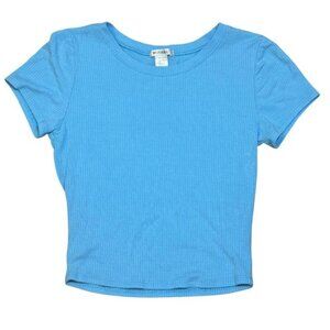 Women's Bozzolo Blue Crop-top